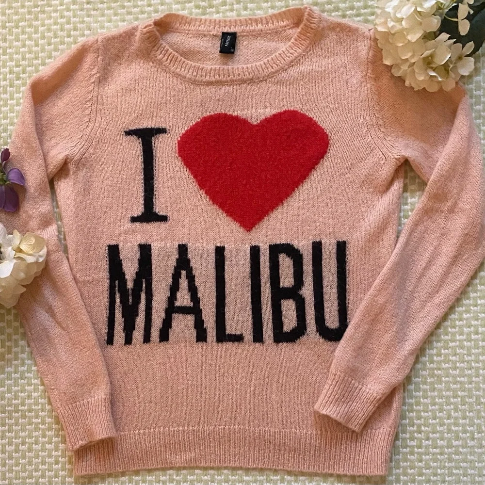 ❤️Forever 21 I Love Malibu Sweater❤️ - Picture 6 of 6